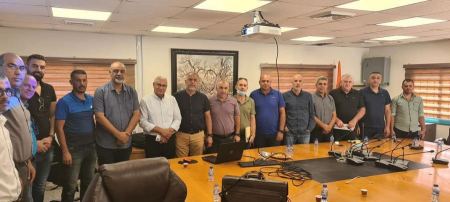 غنايم يجتمع بمديري أقسام الرياضة بالشمال